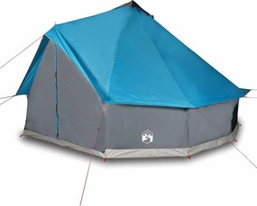 vidaXL Σκηνή Οικογενειακή Tipi 12 Ατόμων Αδιάβροχη Μπλε