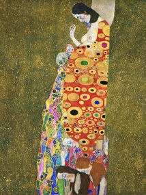 Εκτύπωση έργου τέχνης Hope (Female Nude) - Gustav Klimt, (30 x 40 cm)