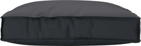 vidaXL Μαξιλάρι Μαύρο 80 x 80 x 12 cm Ύφασμα Όξφορντ