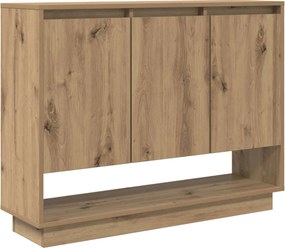 vidaXL Πλαϊνό γραφείο Artisan Oak 97 x 29 x 75 εκ. Επεξεργασμένο ξύλο