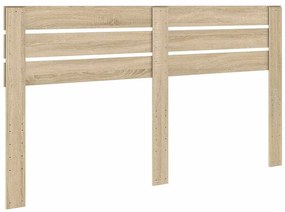 vidaXL Κεφαλάρι με κεφαλάρι Δρύς Sonoma 200 cm Επεξεργασμένο ξύλο