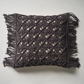 Μαξιλαροθήκη 45x45cm GOFIS HOME  Sahara Volcanic Grey 193/48