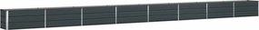 vidaXL Γλάστρα Ανθρακί 770 x 50 x 45 εκ Επικαλυμμένος Χάλυβας