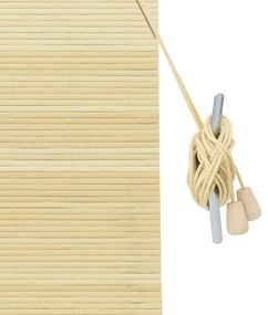 vidaXL Ρολά και Σκίες Παραθύρων Φυσικό 150 x 160 cm Μπαμπού
