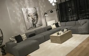 Stewehome Γωνιακός Καναπές,Μοντέρνος & Πολυτελής-λευκό -450cm x 450x290x80 cm