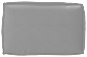vidaXL Μαξιλάρι Παλέτας για Πλάτη Γκρι 60x40x12 εκ Ύφασμα Oxford