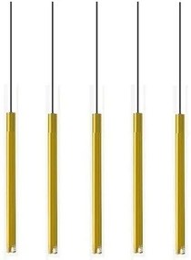 Κρεμαστό Φωτιστικό Οροφής 100-09710-12BRS Luma-100-09710-12BRS-GOLD-Χρυσό 100-09710-12BRS-GOLD