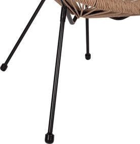 ΣΕΤ ΕΞΩΤΕΡΙΚΟΥ ΧΩΡΟΥ 3ΤΜΧ ACAPULCO HM21100 TWISTED WICKER-ΜΕΤΑΛΛΟ