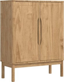vidaXL Πλαϊνό γραφείο FLORO Κερωτό καφέ 70 x 30 x 70,5 εκ.