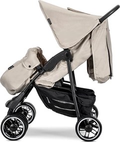 TWIN BABY STROLLER TWIN BEIGE+BAG