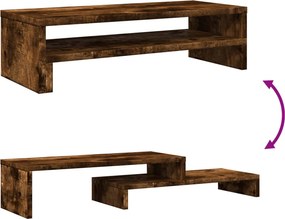 vidaXL Βάση Οθόνης Καπνιστή Δρυς 54x22x15 εκ. από Επεξεργασμένο Ξύλο