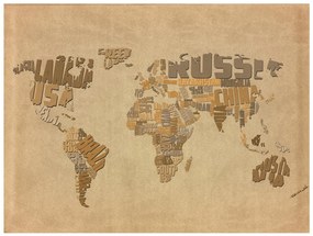 Φωτοταπετσαρία - Explorers' map of the World 250x193