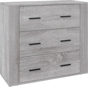 vidaXL Ντουλάπι Γκρι Sonoma 80x33x70 εκ. από Επεξεργασμένο Ξύλο