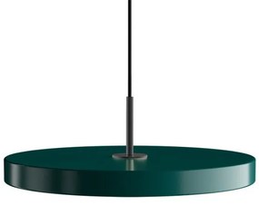 Κρεμαστό Φωτιστικό Οροφής LED 16W Φ43cm Μαύρο Φινίρισμα Asteria Umage-2172C4173-Πράσινο 2172C4173
