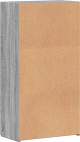 vidaXL Αρχειοθήκη Γκρι Sonoma 60x32x115 εκ. από Επεξεργασμένο Ξύλο