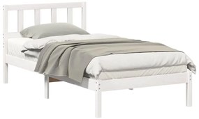 vidaXL Σκελετός Κρεβατιού Καφέ 100 x 200 cm Μασίφ ξύλο πεύκου