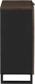 vidaXL Πλαϊνό γραφείο Καρυδιά 60 x 33 x 75 cm Στερεό ξύλο μάνγκο