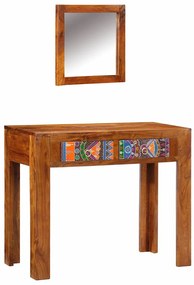 vidaXL Τραπέζι περιποίησης Καφέ 90 x 45 x 75 cm Μασίφ ξύλο ακακίας