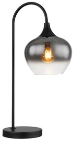 Επιτραπέζιο Φωτιστικό Ε27 Μαύρο-Φιμέ Maxy 15548T Globo Lighting-15548T-Μαύρο 15548T