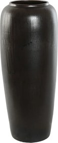 Βάζο Home ESPRIT Σκούρο καφέ Κεραμικά 20 x 20 x 50 cm