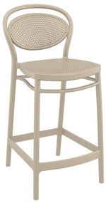 MARCEL 65εκ. ΣΚΑΜΠΟ TAUPE ΠΟΛ/ΝΙΟΥ 44Χ50Χ96εκ. SIESTA 44Χ50Χ96εκ.