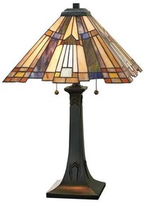 Επιτραπέζιο Φωτιστικό 2xE27 Μπρονζέ  Tiffany  Inglenook QZ-INGLENOOK-TL Elstead Lighting-QZ-INGLENOOK-TL-Μπρονζέ QZ-INGLENOOK-TL