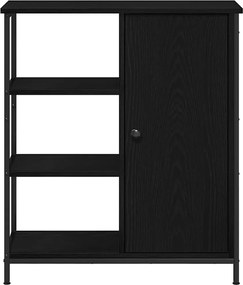 vidaXL Πλαϊνό γραφείο Μαύρη Οξυά 70 x 30 x 80 εκ.