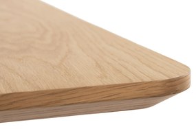 ΤΡΑΠΕΖΙ ΤΡΑΠΕΖΑΡΙΑΣ TRENK HM9614.01 MDF ΜΕ ΚΑΠΛΑΜΑ ΔΡΥΟΣ ΦΥΣΙΚΟ-ΜΑΥΡΟ ΜΕΤΑΛΛΟ 120x120x75Υεκ.