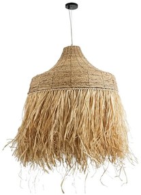 Φωτιστικό Οροφής Κρεμαστό Negril 02186 Boho 1xE27 IP20 80x120cm Beige GloboStar