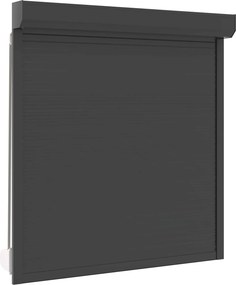 vidaXL Ρολό εισόδου Ανθρακί 140 x 150 cm Αλουμίνιο και Πολυουρεθάνη