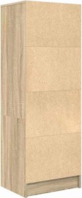 vidaXL Highboard με συρτάρι Δρύς Sonoma 45,5 x 34 x 127 εκ