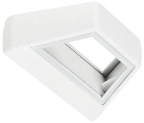 Απλίκα Φωτιστικό Τοίχου LED 5W 3000K IP44 14,8x9,7 Spotlight 7733 Λευκό