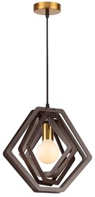 Φωτιστικό Κρεμαστο Aca ZM391P34WDL TRITON Καφέ (Brown)