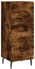vidaXL Ντουλάπι Καπνιστή δρυς 34,5x34x180 εκ. από Επεξεργασμένο Ξύλο