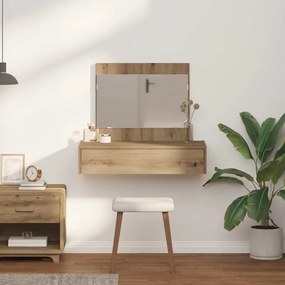 vidaXL Τραπέζι περιποίησης Καφέ 83 x 40 x 70 εκ Επεξεργασμένο ξύλο