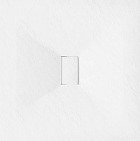 Mexen Hugo τετράγωνος ντους SMC 100 x 100 cm, λευκός - 42101010