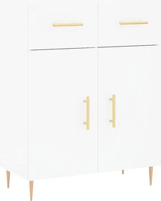 vidaXL Ντουλάπι Λευκό 69,5x34x180 εκ. από Επεξεργασμένο Ξύλο