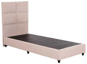 ΚΡΕΒΑΤΙ ΜΟΝΟ MILO HM652.32 ΜΠΕΖ TEDDY ΥΦΑΣΜΑ ΓΙΑ ΣΤΡΩΜΑ 90x200εκ