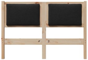 vidaXL Κεφαλάρι Άλλο Καφέ 120 cm Μασίφ ξύλο πεύκου