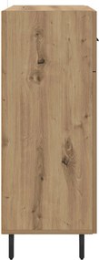 vidaXL Πλαϊνό γραφείο με συρτάρι Artisan Oak 69,5 x 34 x 90 εκ.