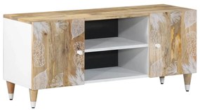 ντουλάπι τηλεόρασης vidaXL 105x33,5x46 cm μασίφ ξύλο Mango