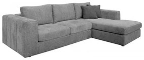 ΚΑΝΑΠΕΣ Fylliana Mondiva ΔΕΞΙΑ ΓΩΝΙΑ ΓΚΡΙ ΧΡΩΜΑ 280x180x83εκ 831-225-036