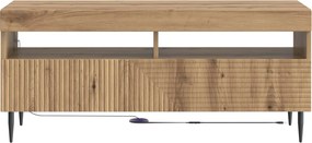 vidaXL Ντουλάπα LED Τηλεόρασης Artisan Δρυς Επεξεργασμένο Ξύλο