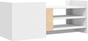 vidaXL Έπιπλο Τηλεόρασης Λευκό 100 x 35 x 40 εκ. Επεξ. Ξύλο