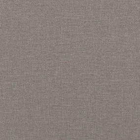 Κρεβάτι Taupe 140x190 εκ. Υφασμάτινο - Μπεζ-Γκρι