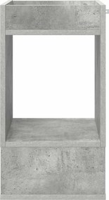 vidaXL End Table Σκυρόδεμα Γκρι 30 x 30 x 56 εκ. Επεξεργασμένο ξύλο