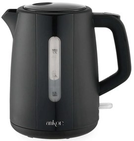 Βραστήρας 848034 1,7lt 2200W Black Ankor Ατσάλι,Πολυπροπυλένιο