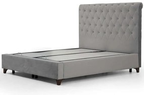 Κρεβάτι Με Αποθηκευτικό Χώρο Deluxe (Για Στρώμα 160x200cm) 771MND1172 160x200x130cm Grey Διπλό