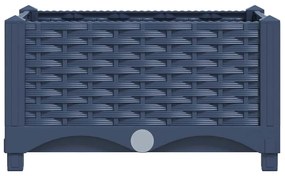 vidaXL Ζαρντινιέρα 80 x 40 x 23 εκ. από Πολυπροπυλένιο