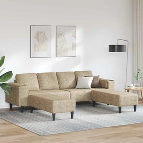 vidaXL Σετ Καναπέ 3 pcs Ανοιχτό γκρι Ψεύτικο σουέτ δέρμα